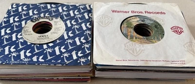 48 Soul Boogie Funk Disco Electro 7" 45 rpm Singles VG VG+ Record Lot B - Image 1 of 4