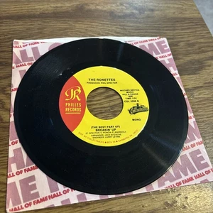 The Ronettes, Baby I Love You/Breakin Up 45 Vinyl Record VG+ - Imagen 1 de 2