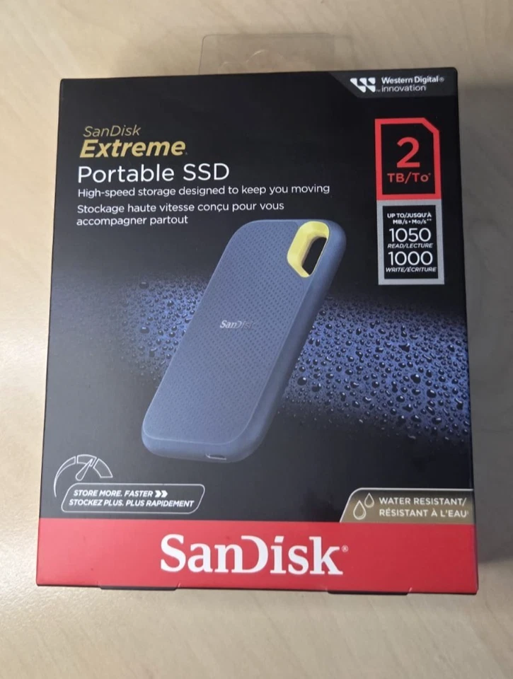 SanDisk Extreme V2 2TB USB-C Portable External SSD - Image 1 of 1