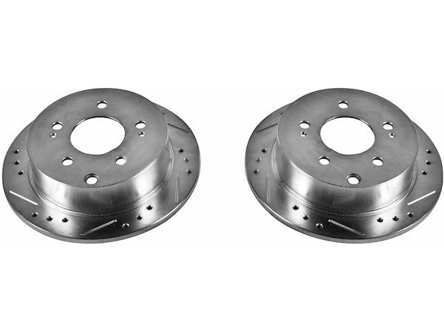 Juego de rotor de freno trasero para 04-12 Mitsubishi Eclipse Galant 2.4L 4 Cyl 3.8L RV83M4 Foto 1 de 1