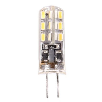  LED Spot light Bulb Lamp 1.5W 24 SMD 3014 Warm White 12V DC G7W82186 - Image 1 of 4
