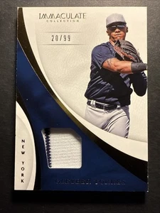 2017 Panini Immaculate Immaculate Swatches 20/99 Gleyber Torres #S-GT - Picture 1 of 2