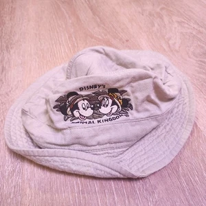 Disney Beige Animal Kingdom Hat with Mickey and Minnie Walt Disney World Adult - Picture 1 of 3
