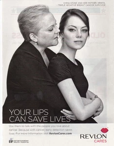 Recorte de anuncios -- Revlon Cares 2013 feat. Emma Stone - Imagen 1 de 1