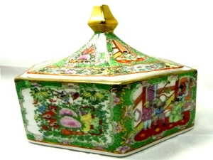GRAN CUENCO DE PORCELANA RUSO ANTIGUO RARO CON TAPA PORCELANA RUSA (EE. UU.) - Imagen 1 de 10