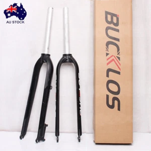 Mountain Bike Aluminium Rigid Fork 26/27.5/29 in 1-1/8" Disc Brake MTB Fork QR - Picture 1 of 13