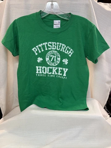 NHL Youth St. Patrick's Day Pittsburgh Penguin "McMalkin" T-Shirt New Cover
