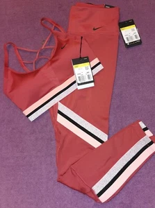 Nike One Clash Mid Rise 7/8 collant da corsa e reggiseno sportivo Indy abbinato Medium - Foto 1 di 12