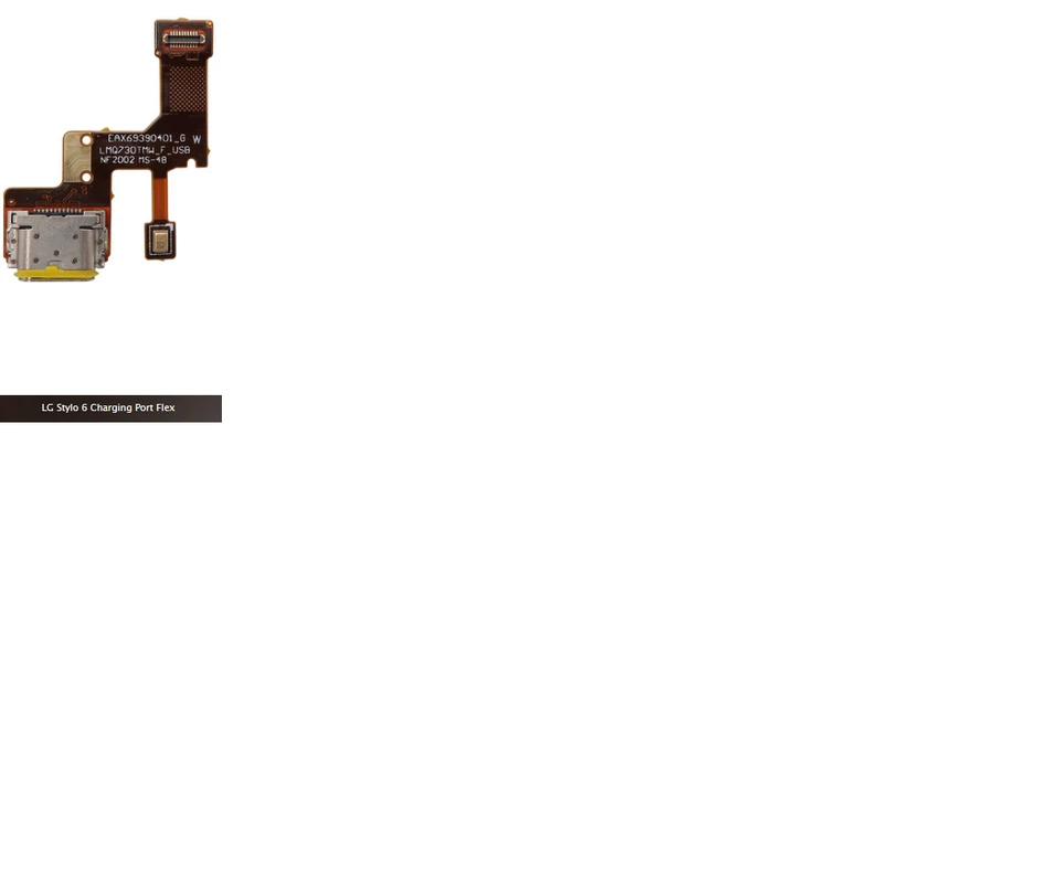 Type-C USB Charger Charging Port Dock Connector For LG Stylo 6 LMQ730TM Q730TM - Image 1 of 1