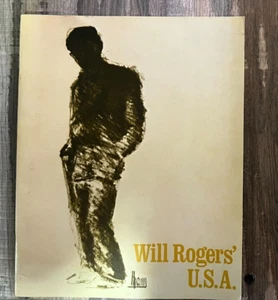 K - Souvenir Program From 1972 Will Rogers' U.S.A. Starring James Whitmore - Picture 1 of 1