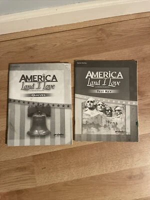 Abeka America Land I Love Quiz and Test Key Used - Image 1 of 4