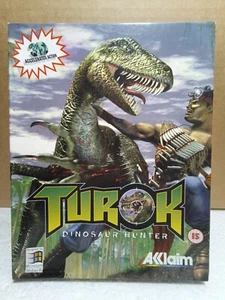 TUROK Dinosaur Hunter PC Big Box, CIB, RARE - Vintage - RETRO! See Description! - Picture 1 of 22