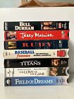 VHS Video Cassette Lot (Sports Movies) - 7 VCR Movies