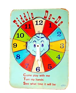 PUZZLE VINTAGE IN LEGNO PER RACCONTARE IL TEMPO - COMPLETO - CAMPANA GONG - Foto 1 di 2