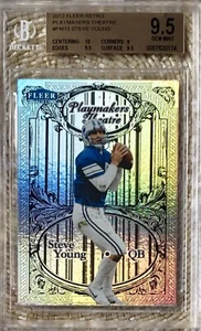 2012 FLEER RETRO PLAYMAKERS THEATRE /100 STEVE YOUNG BGS 9.5 - Picture 1 of 2