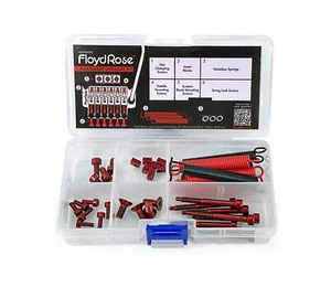 Floyd Rose Stainless Steel Color Hardware Upgrade Kit - Red - Picture 1 of 2