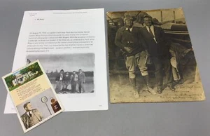 Foto de colección Wiley Post y Will Rogers 1926 viaje a Los Ángeles Nueva York Foto original - Imagen 1 de 5