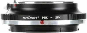 K&F Concept Lens Adapter for Nikon F AI AIS Mount Lens to Fuji GFX Camera - Picture 1 of 7