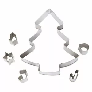 Dexam Kit biscotti da forno albero di Natale argento - Foto 1 di 1