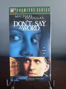 Don’t say a word sealed VHS, Sealed, 2001, Thriller, Rated “R”, VTG VHS MOVIE - Picture 1 of 4