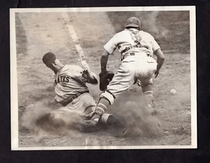 Arky Vaughan & Gus Mancuso 1937 Press Photo New York Giants Pittsburgh Pirates - Picture 1 of 2