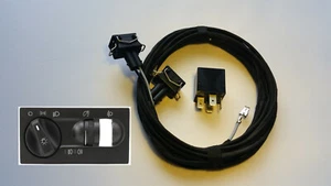 Interruptor de luz mazo de cables juego de relés para faros antiniebla VW T4 Bulli NSW NUEVO - Imagen 1 de 1
