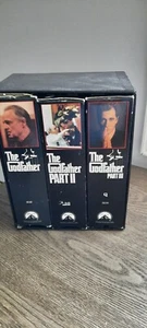 The Godfather Trilogy VHS Tapes Parts 1 2 3 Complete Box Set 6 Tapes - Picture 1 of 2