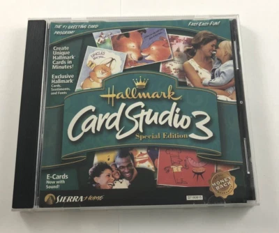 HALLMARK Card Studio 3 Special Edition : CD-ROM PC WIN 98/ME/2000/XP - Image 1 of 4