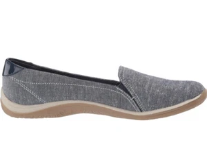 Dr. Scholl’s Keystone Damen-Halbschuhe flache Schuhe blau Memory Foam Größe 9 - Bild 1 von 5