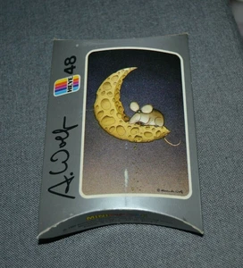 ALEXANDER WOLF MINI Jigsaw Puzzle 1983 MOUSE MOON CHEESE HTF Vintage FUNNY - Picture 1 of 5