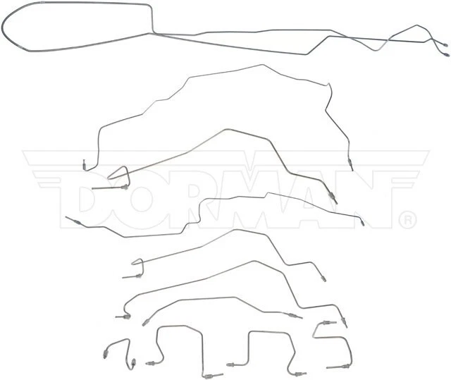 Kit de línea de freno preformado de acero inoxidable Dorman 919-176 para Dodge Ram 2500 Foto 1 de 4