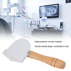 Denture Shovel Semicircular Dental Wax Dike Spade With Wooden Handle EMB