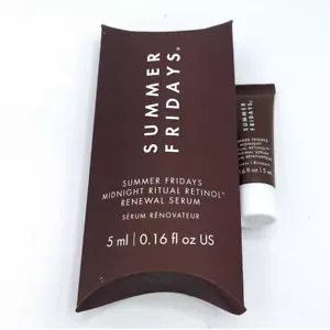 Summer Fridays Midnight Ritual Renewal siero al retinolo formato da viaggio 5 ml/0,16 fl oz - Foto 1 di 2