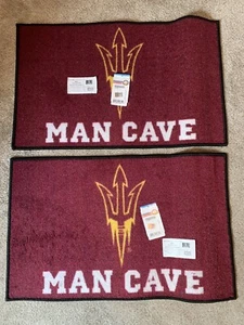 Arizona State University Nylon Gesichtsmatte Mann Höhle Teppich 19x30 Zoll NEU mit Etikett - Bild 1 von 5