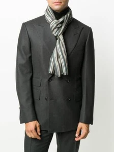 Bufanda para hombre Paul Smith con estampado a rayas de lunares - Imagen 1 de 3