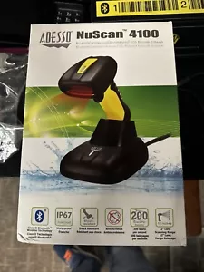 Adesso Bluetooth CCD 1D Handheld Barcode Scanner Black/Yellow NUSCAN 4100B - Picture 1 of 1