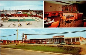 Bell City Motel, Pool, Restaurant Regina Saskatchewan Vintage Postcard N50 - Picture 1 of 2