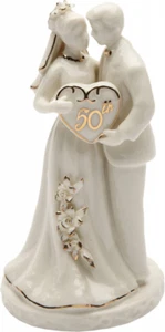 Cosmos Gifts 30715 Ceramic 50th Anniversary Couple Figurine, 4-3/4-Inch,...  - Picture 1 of 3