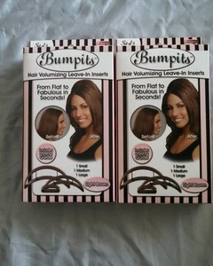 Lote de 2 Bumpits Marrón Claro Juego de 3(6 en total) - Imagen 1 de 3