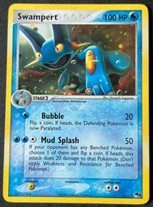 Pokémon TCG 2004 Swampert 5/17 POP Promo 1 Rare Holo Moderately Played MP - Picture 1 of 24