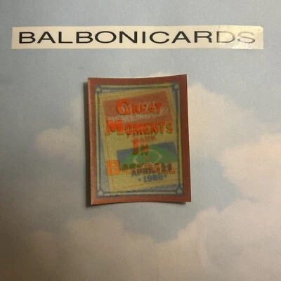 1988 Score - Do You Remember? Magic Motion Card #9 Roger Clemens Boston Red Sox - Image 1 of 2