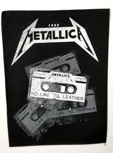 METALLICA ( NO LIFE TIL LEATHER ) BACK  PATCH - Picture 1 of 1