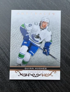2021-22 Upper Deck Artifacts Rose Gold #119 Quinn Hughes Vancouver Canucks - Picture 1 of 2