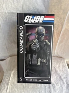 GI JOE SIDESHOW SAMMLERSTÜCKE 1/6 MASSSTAB SCHLANGENAUGEN mit Holz - Bild 1 von 4