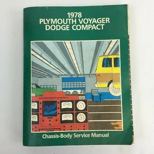 1978 PLYMOUTH VOYAGER CHASSIS-BODY SERVICE MANUAL - Bild 1 von 3