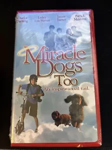 Miracle Dogs Too An Inspirational Tail VHS 2006 Tag Entertainment New Sealed - Picture 1 of 2
