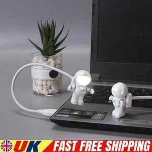 Computer Laptop Reading Lights USB Spaceman Astronaut LED Night Light Portable - Afbeelding 1 van 12