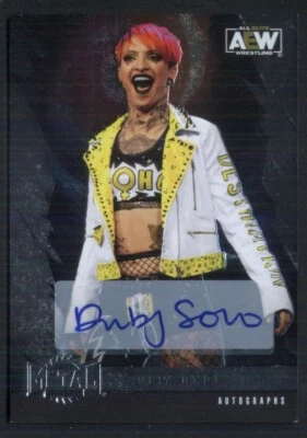 2022 SkyBox Metal Universe AEW #33 Ruby Soho auto - Image 1 of 2