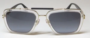 New Marc Jacobs MARC 674/S 0900 90 Crystal/Gold Metal Frame Gray Lens Sunglasses - Picture 1 of 8