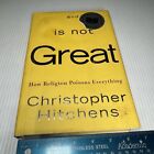 GOD IS NOT GREAT by CHRISTOPHER HITCHENS HCDJ - ATHEISM - LIKE NEW!